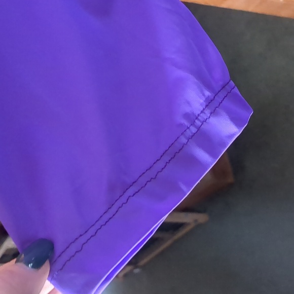 SHADOWLINE* floral embroidered long bell sleeve long nightgown purple sz 2x - Picture 8 of 10